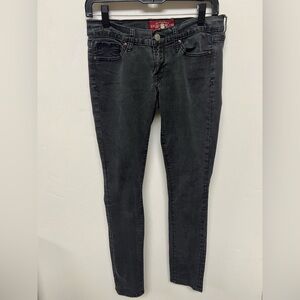 LUCKY BRAND WOMEN’S BLACK “CHARLIE”SKINNY JEANS  SIZE 4/27 REGULAR